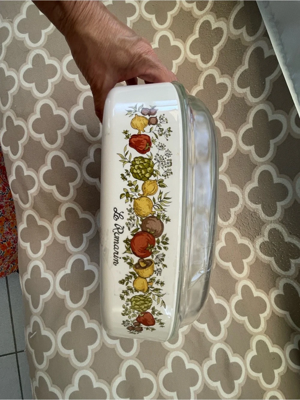 Vintage CorningWare Covered Casserole Dish “Spice of Life”  2 quart